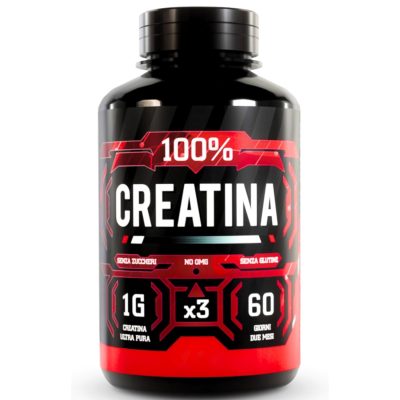 Creatina per Massa Muscolare, Monoidrata (Pura Creatina) 180 compresse; Creatina Pura Alto Dosaggio - Body Building massa muscolare boost energetico pre e post workout -...