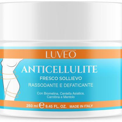 Crema Anticellulite Forte, PROFESSIONALE 250ML, Crema Corpo Rassodante, Anticellulite, Drenante Fresco Sollievo Per Cosce E Glutei, Cellulite