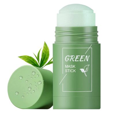 Green Mask,Green Tea Punti Neri,Maschera viso, Detergente, per la Pulizia Dell'acne, Rimozione Profonda dei Punti neri,Idratazione della Pelle