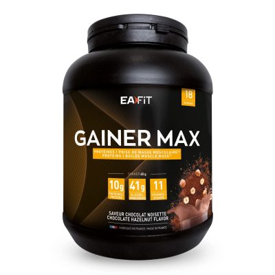 MASS GAINER EAFIT GAINER MAX 1,1 kg, Proteine in Polvere, Gusto Cioccolato Nocciola, Whey + Albume d'Uovo, Protein, Aumento Massa Muscolare, Proteine, Carboidrati, Alto...