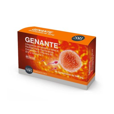 S&R Farmaceutici | Genante - Integratore alimentare specifico per la Fertilità, per la Donna e l'Uomo. Formula Brevettata con Revifast - 30 compresse da 500 mg
