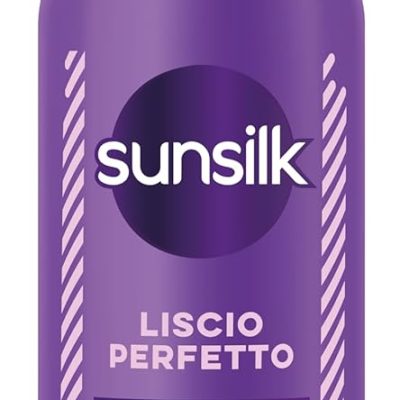 Sunsilk Spray Termoprotettore Capelli, Linea Liscio Perfetto, Senza Risciacquo, Anticrespo Capelli, Protegge dal Calore, Texture Ultra-leggera, con Olio di Argan, Proteine della...
