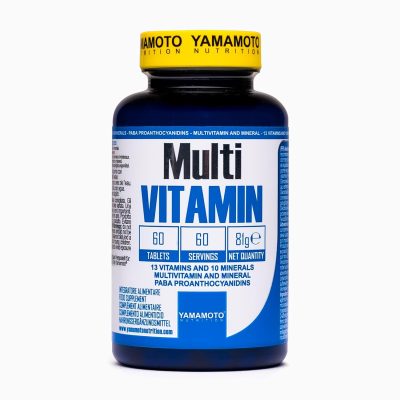 YAMAMOTO Nutrition, Multi VITAMIN 60 Compresse, Integratore Alimentare con Vitamine e Minerali, Multivitaminico e Multi Minerale Completo, 89 gr