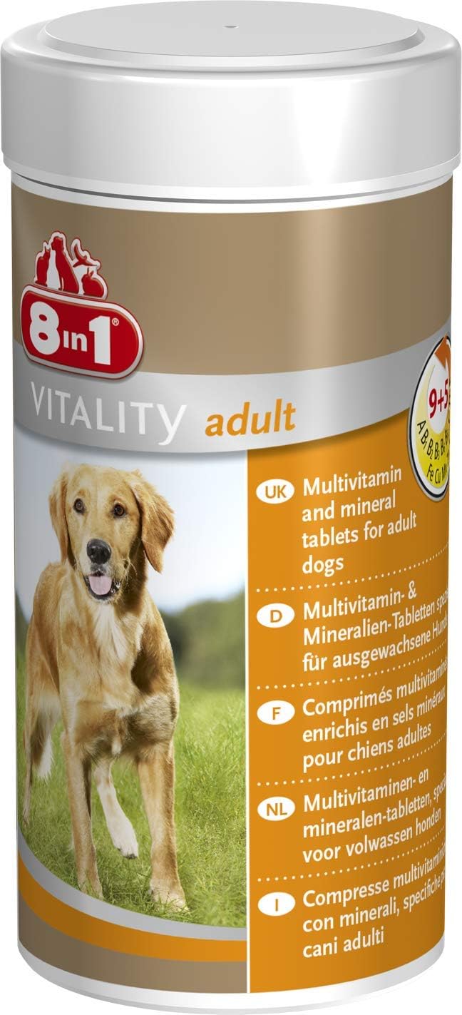 8 in 1 Vitamine per Cani Adulti - 70 Compresse