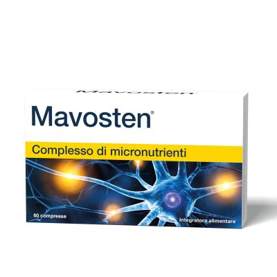 Mavosten® – Complesso di micronutrienti di alta qualità con acido alfa-lipoico (ALA), colina, 7 importanti vitamine del gruppo B e calcio, per favorire la salute dei nervi (60...