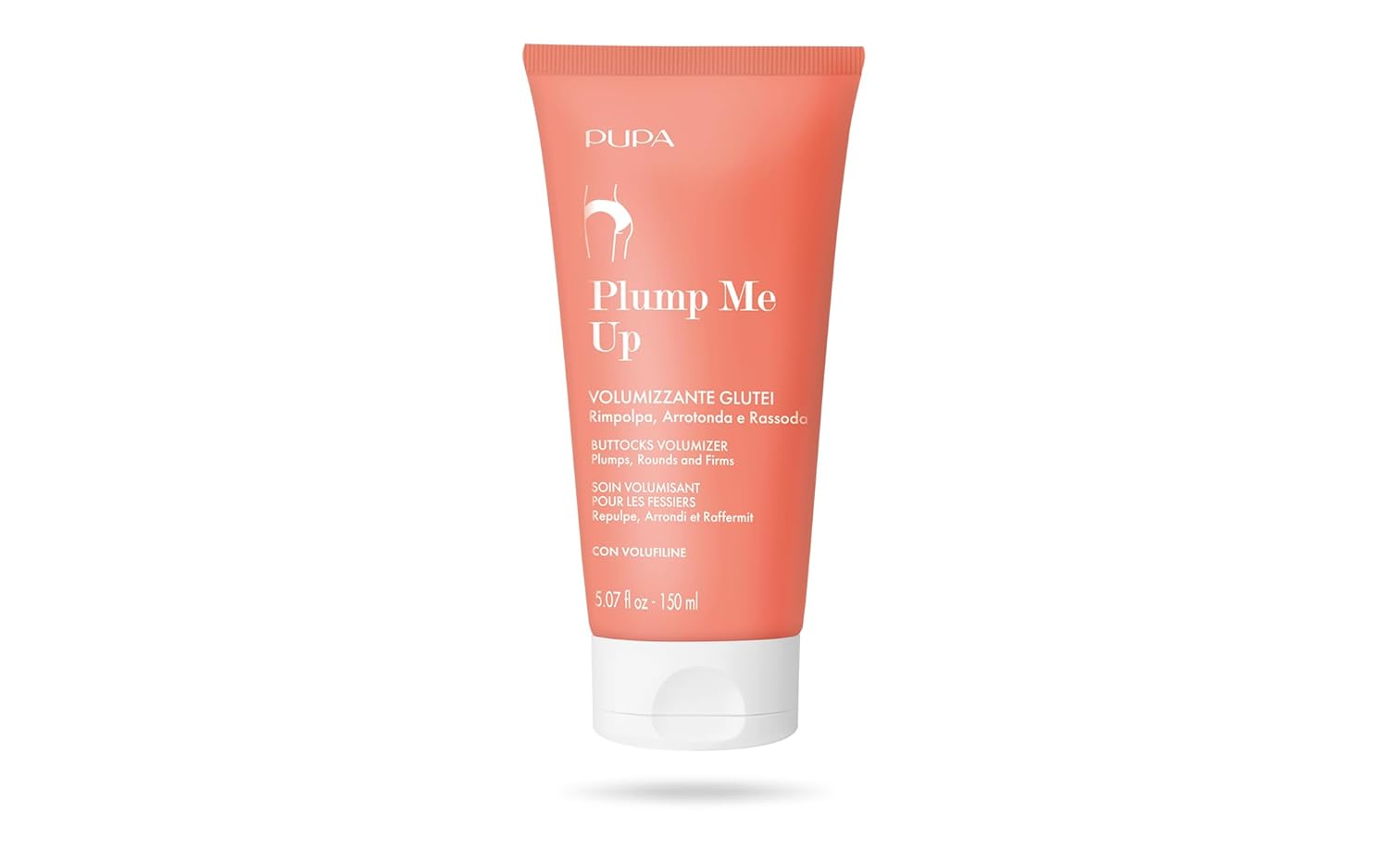 Pupa Crema Gel Glutei Plump Me Up Volumizzante Glutei - Rimpolpa, arrotonda e rassoda con l’88% di Ingredienti di origine naturale - Skincare Corpo (150 ml)