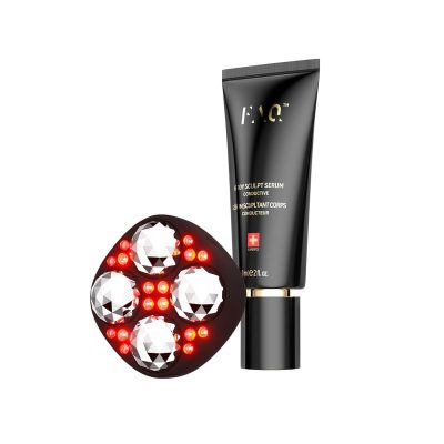 Body Sculpting Bundle โ Massaggiatore anticellulite Profondo a Microcorrente FAQ 411 con LED + Siero Ialuronico FAQ Body Sculpt & Crema Anticellulite 60 ml per Rassodamento &...