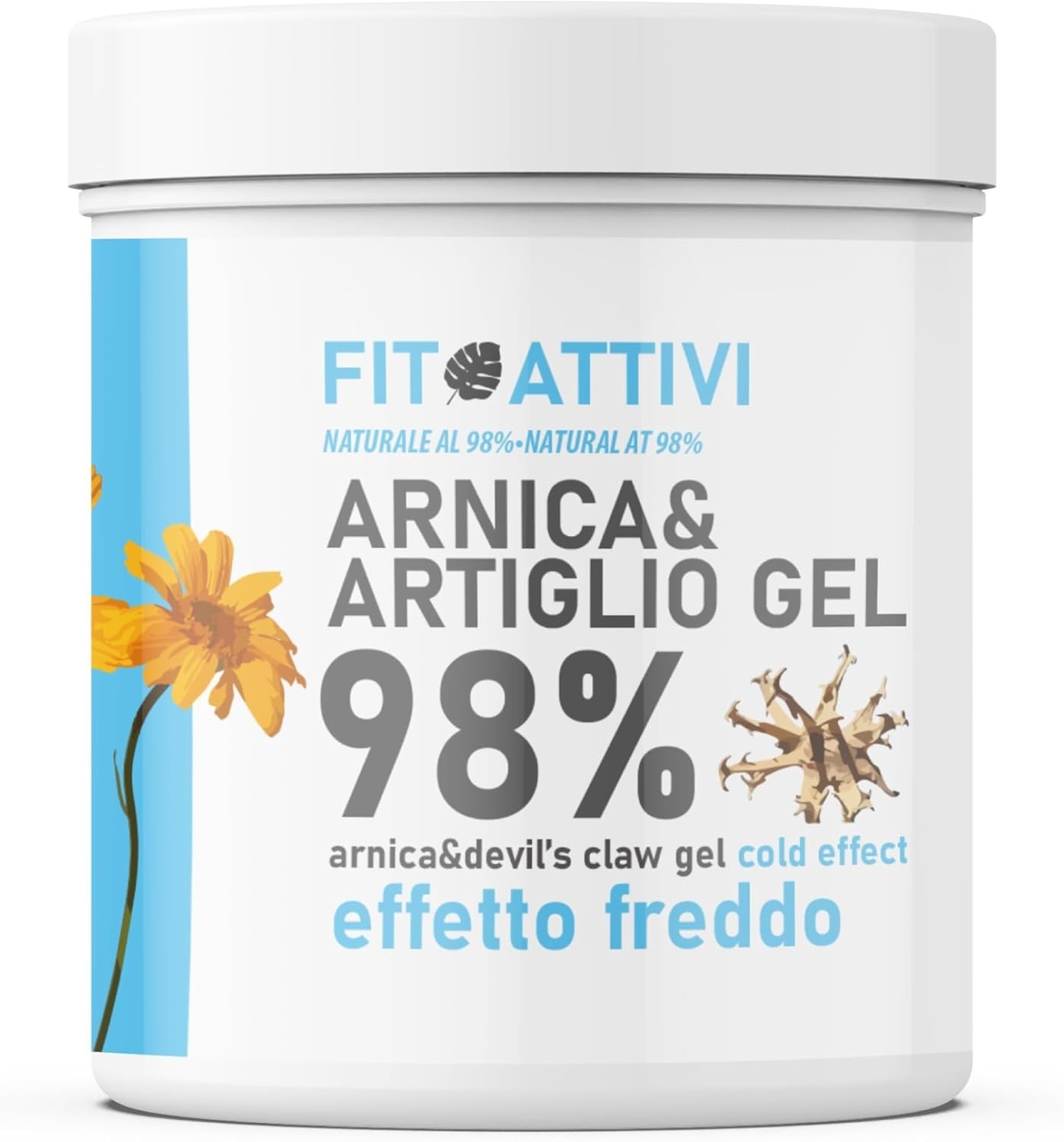 Arnica Gel Forte 550 Ml Arnica per Cavalli Uso Umano Effetto Freddo 98 Con Art