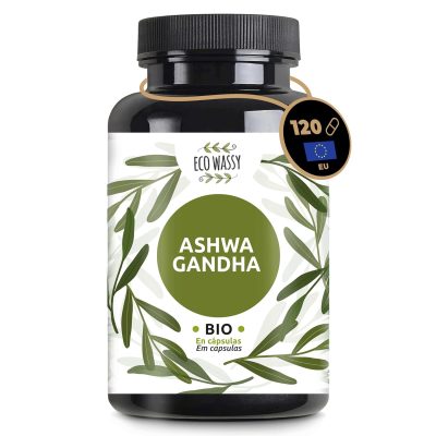 Ashwagandha Biologica. 120 Capsule ad Alta Potenza. Vegano, 100% Naturale e Puro. Senza Additivi | Benessere Mentale e Fisico, Antistress. Integratore Adattogeno Dall'India....