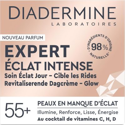 Diadermine - Expert Face Crème Eclat Intense Jour - Brightening Day Care - Ripe and Demanding Pepper - Brightens, Strengthens, Smoothes, Energese - Face Care - Anti-Age Care -...